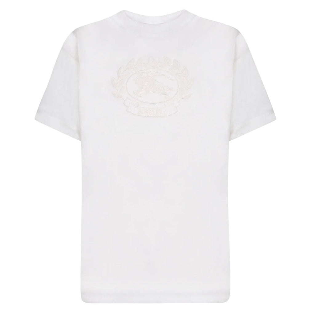 Burberry EKD Embroidered Logo Chalk T-Shirt S