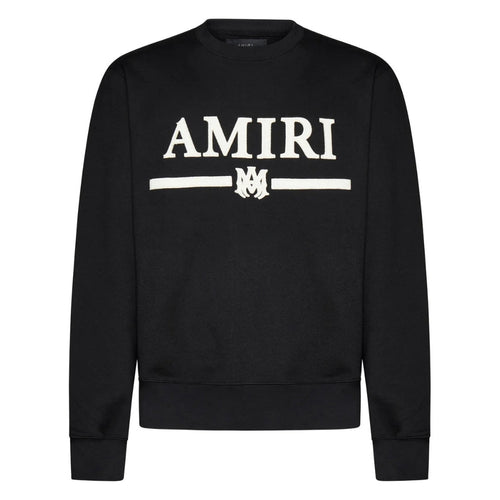 Amiri MA Bar Appique Logo Black Sweatshirt XS