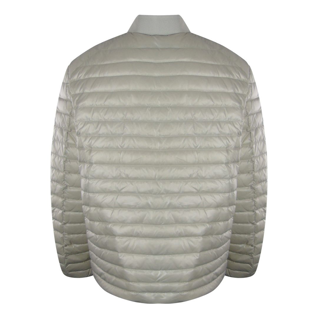 Belstaff Airframe Moonbeam White Shiny Down Filled Jacket XL