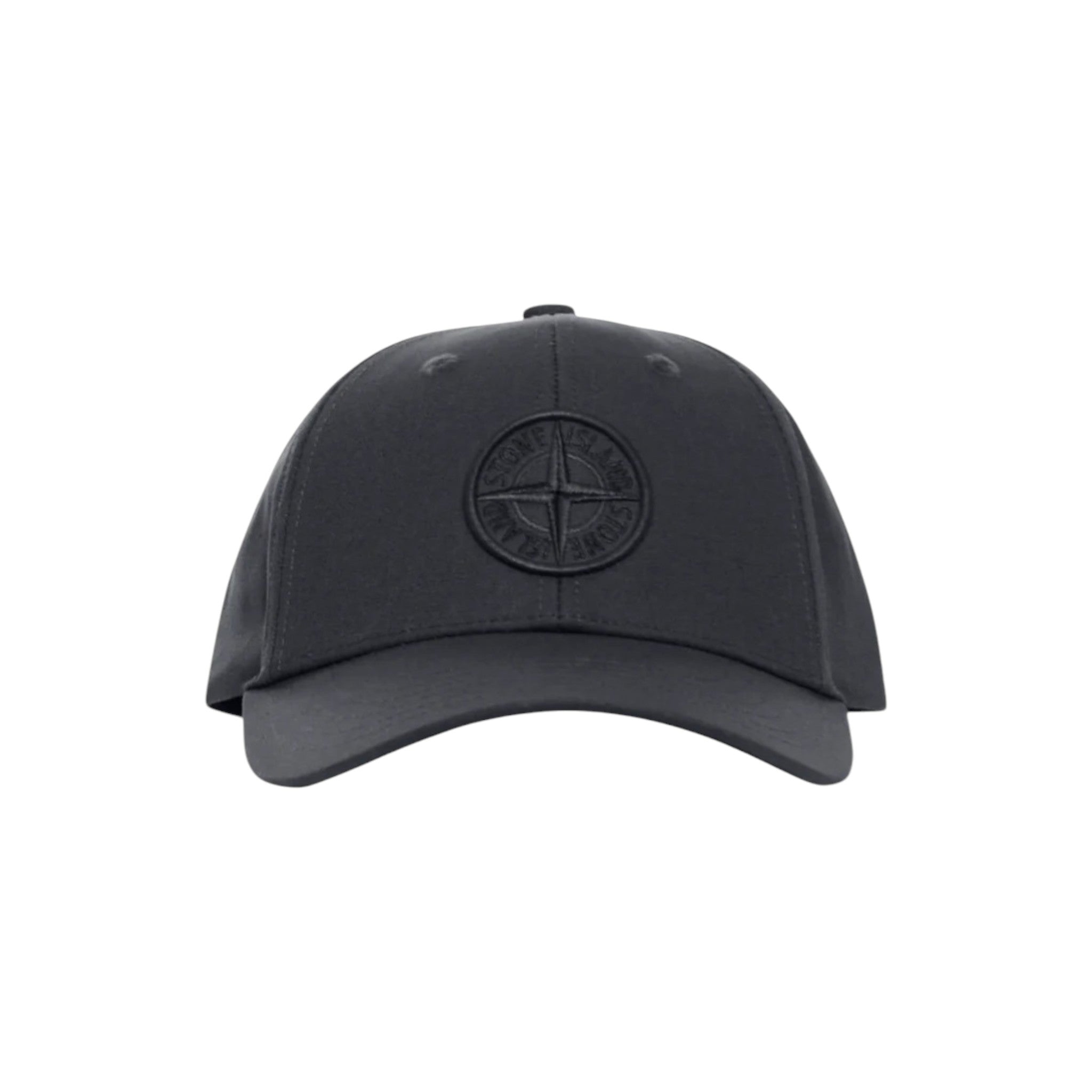 Stone Island Compass Logo Black Baseball Cap