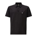 C.P. Company Stretch Piquet Navy Polo Shirt