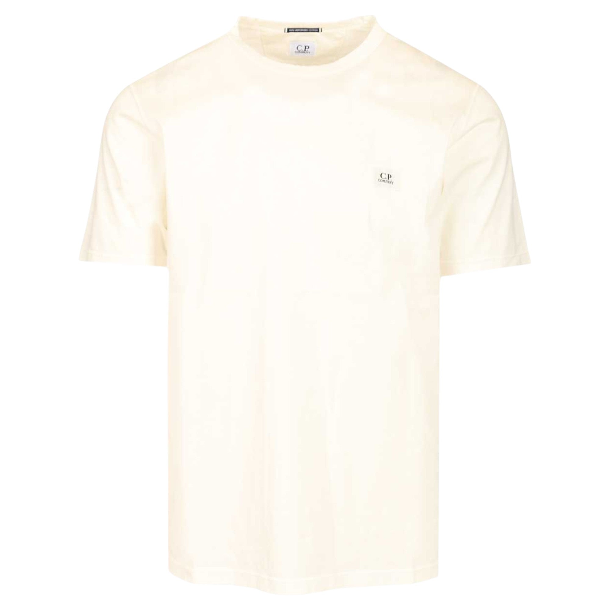 C.P. Company Jersey White T-Shirt