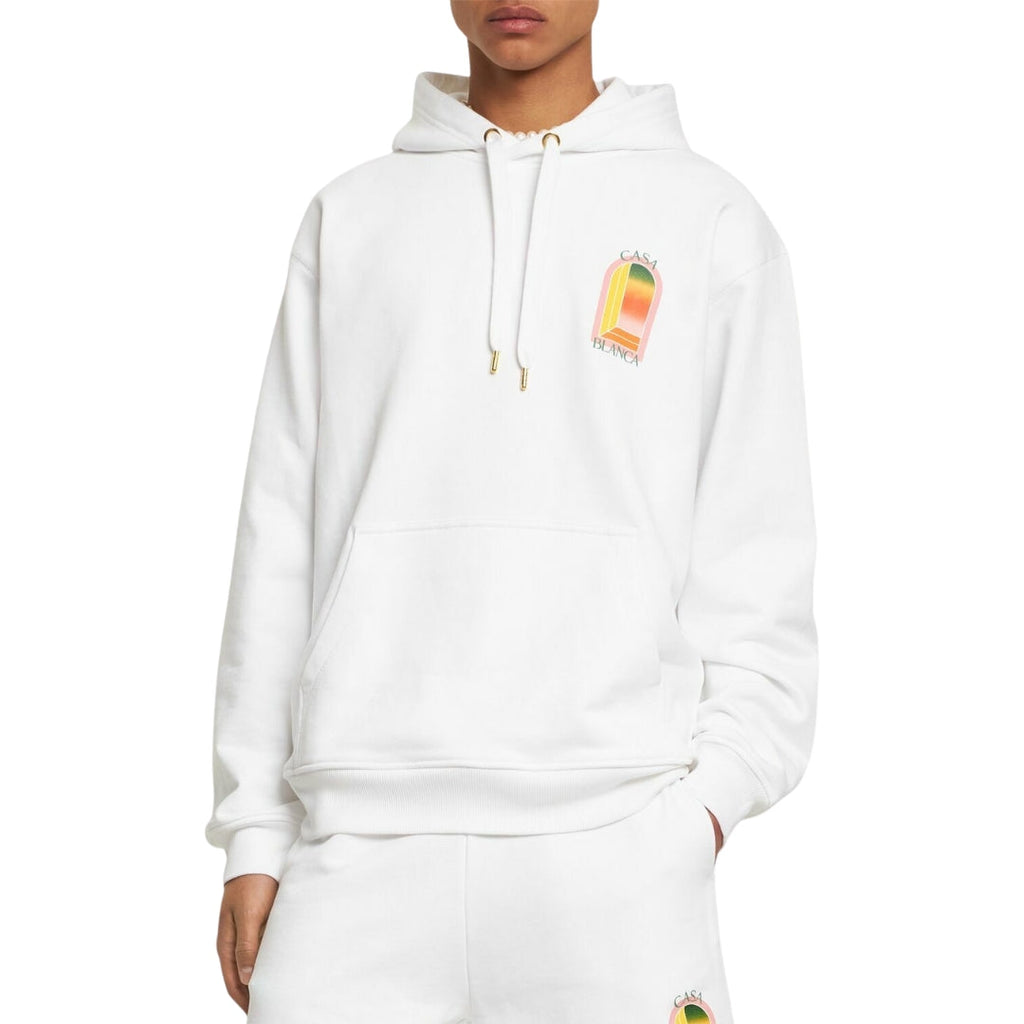 Casablanca White Hoodie Mens