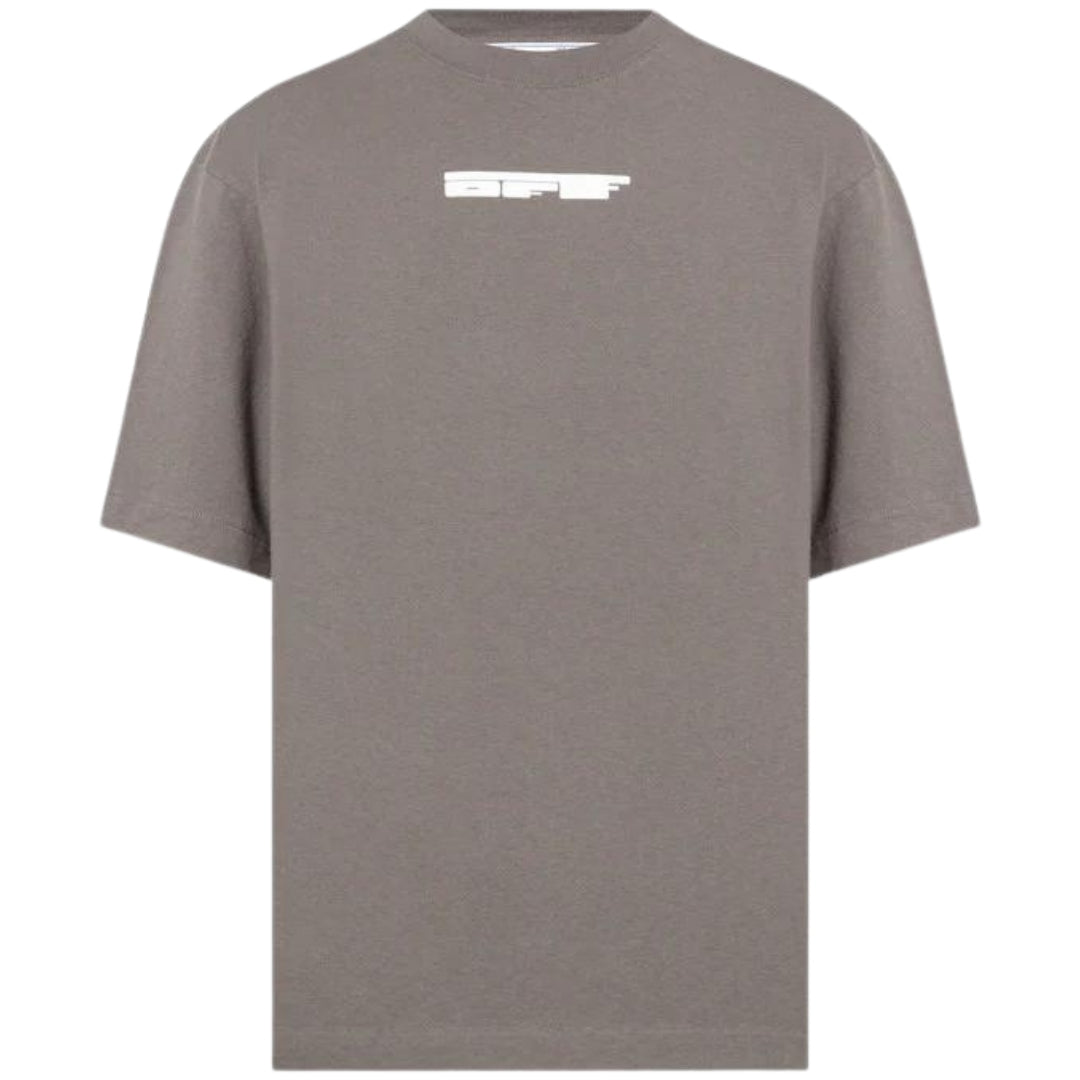 Off-White Teddy Arrow Logo Over Skate Fit Steel Iron T-Shirt