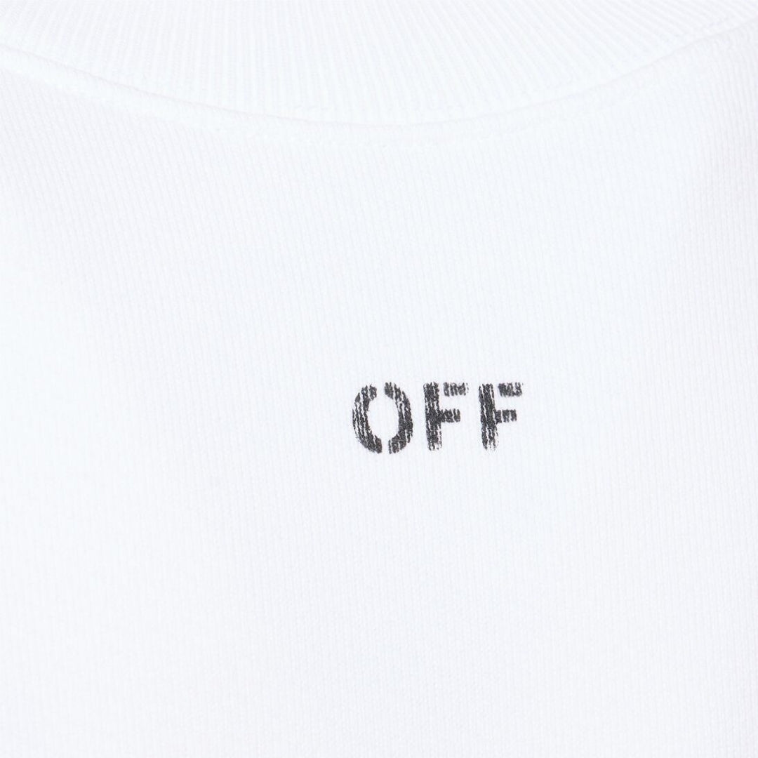 Off-White Off Stamp Skate Crewneck White XXL