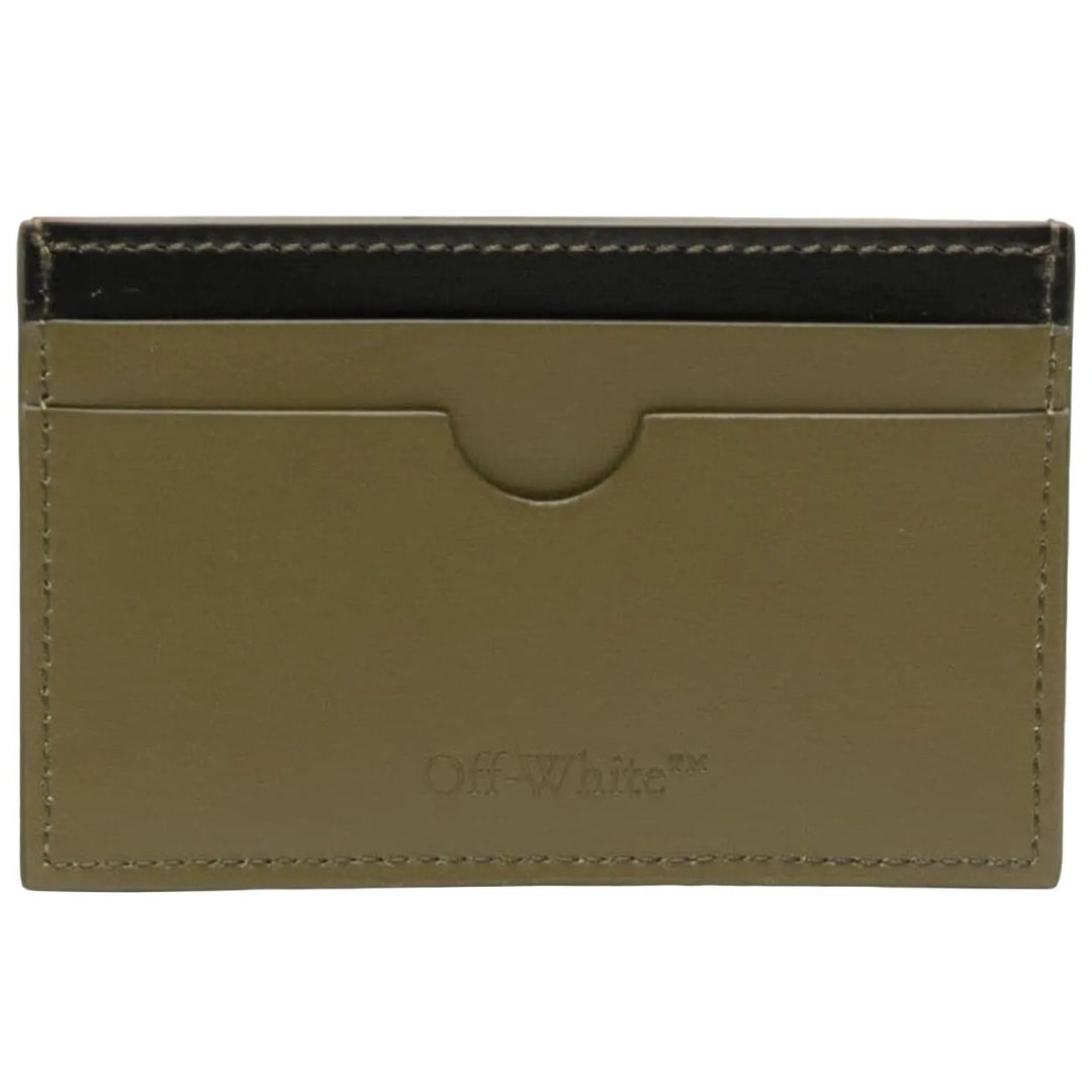 Off-White Jitney Simple Military Green Wallet