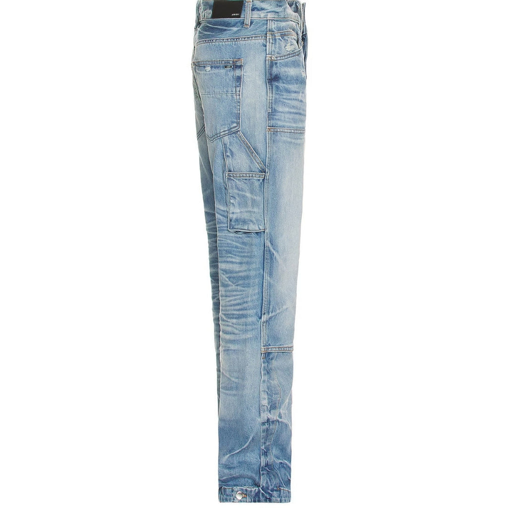 Amiri Straight Fit Carpenter Faded Indigo Blue Jeans W31 L32 / 32L