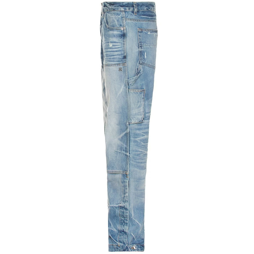 Amiri Straight Fit Carpenter Faded Indigo Blue Jeans W31 L32 / 32L
