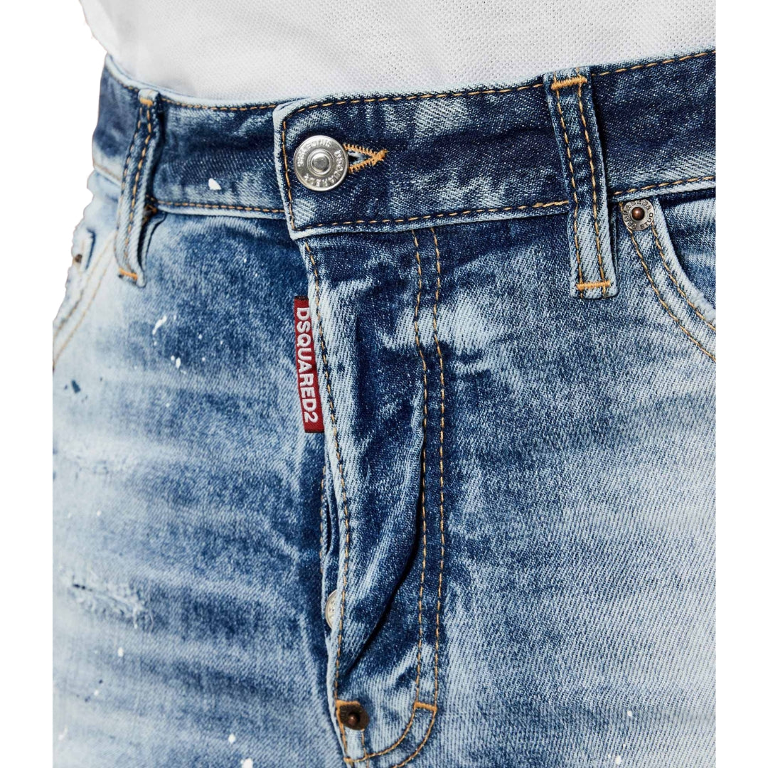 Dsquared2 Light Scarface Wash Cool Guy Jeans Navy Blue W30