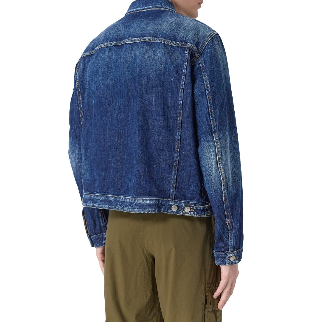 Dsquared2 Dark Semplice Carpenter Jean Jacket Navy Blue W32