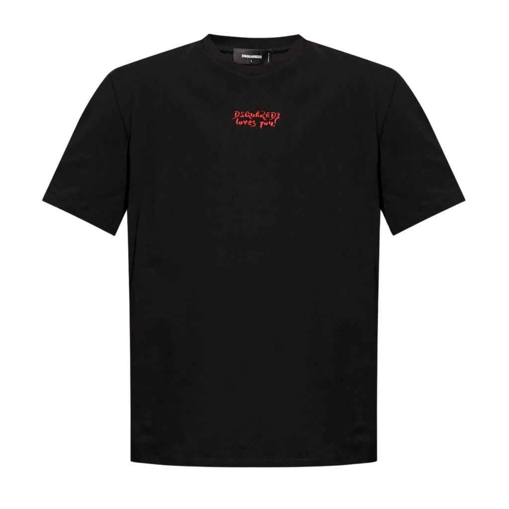 Dsquared2 Dsquared2 Loves You T-Shirt Black M