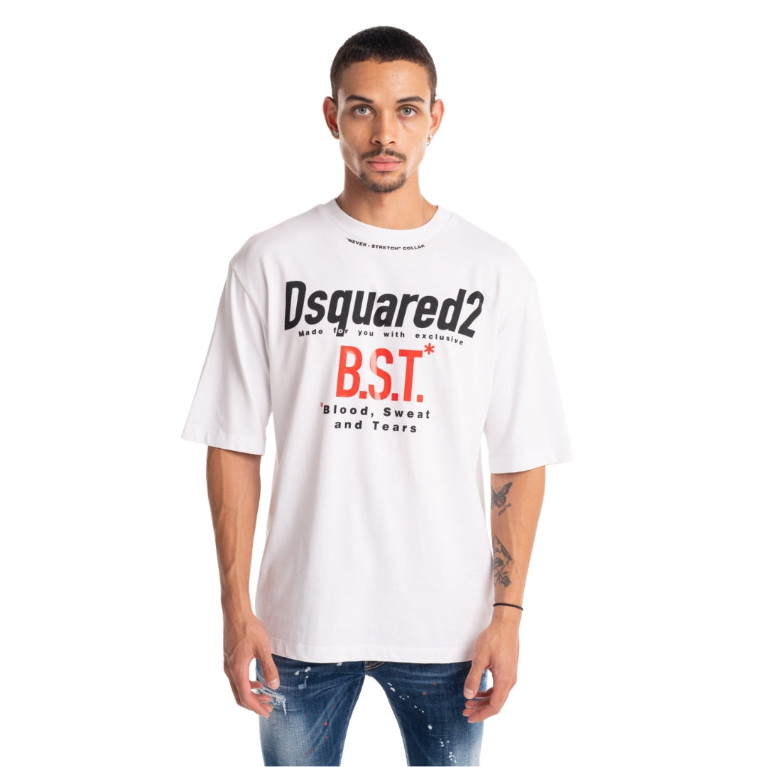 Dsquared2 Bloody Sweat Tears T-Shirt White M
