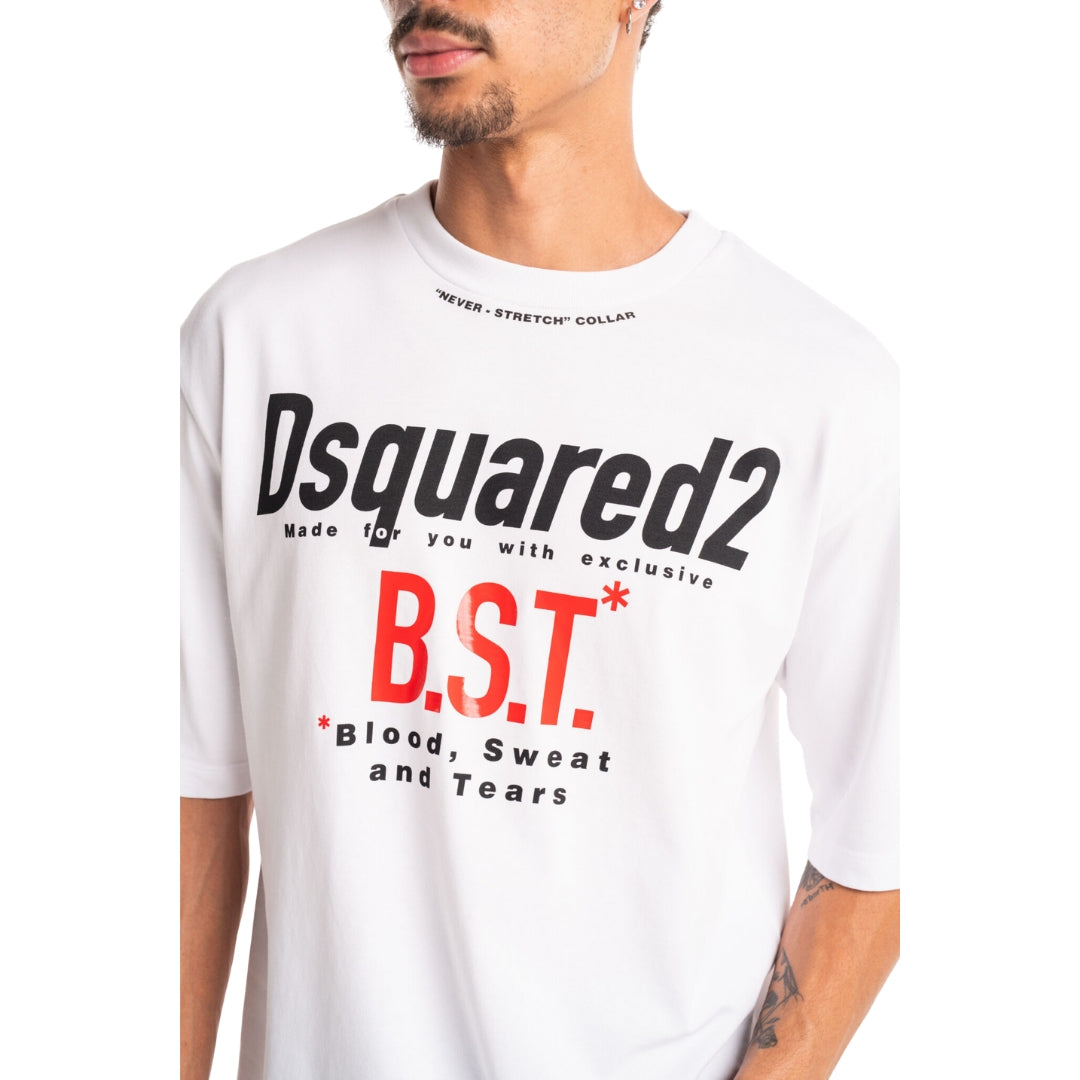 Dsquared2 Bloody Sweat Tears T-Shirt White M