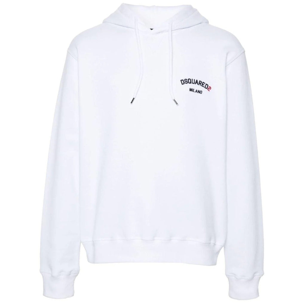 Dsquared2 Cotton Hoodie White S