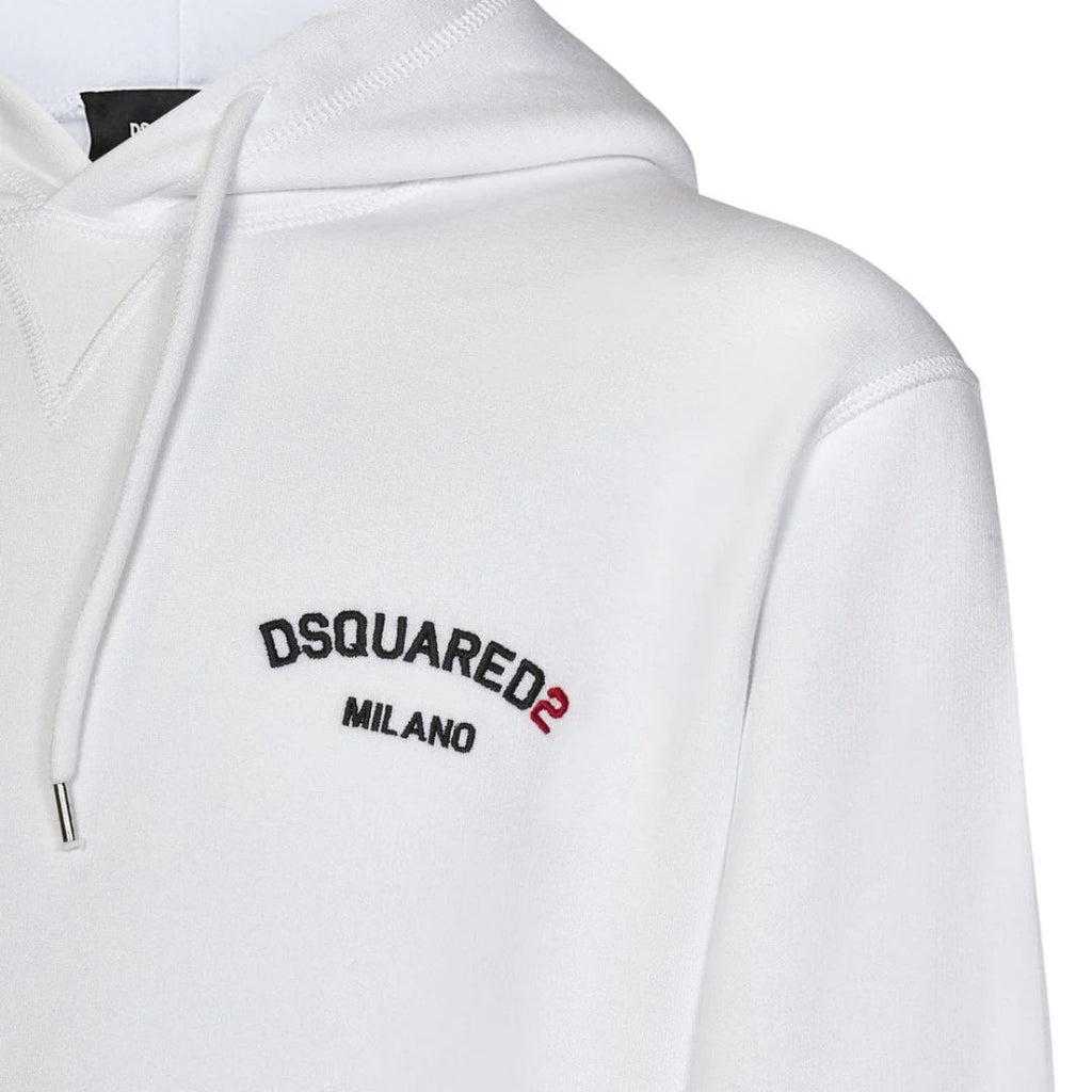 Dsquared2 Cotton Hoodie White S