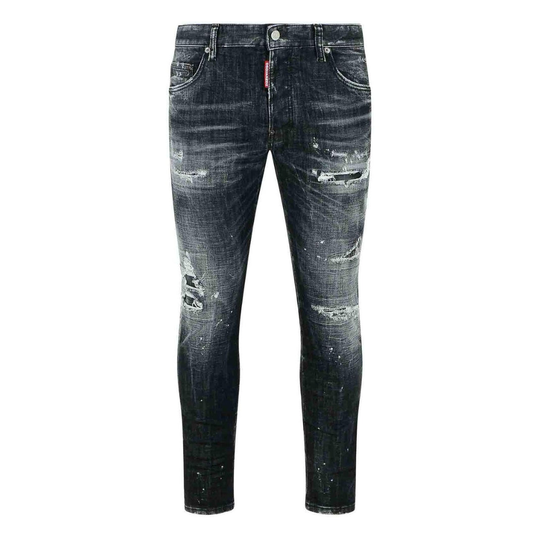 Dsquared2 Rocky Mountains Wash Skater Jeans Black W28