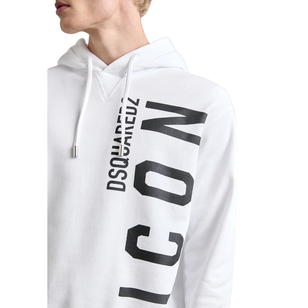 Dsquared2 Sweatshirt White Black Print S