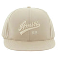 Amiri Baseball Design Tan Beige Fitted Hat One Size