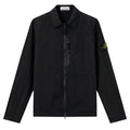 Stone Island Nylon Metal Zip-Up Black OVershirt