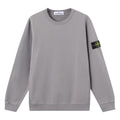 Stone Island Brushed Organic Cotton Grey Sweatshirt