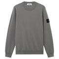 Stone Island Organic Cotton Charcoal Grey Sweatshirt