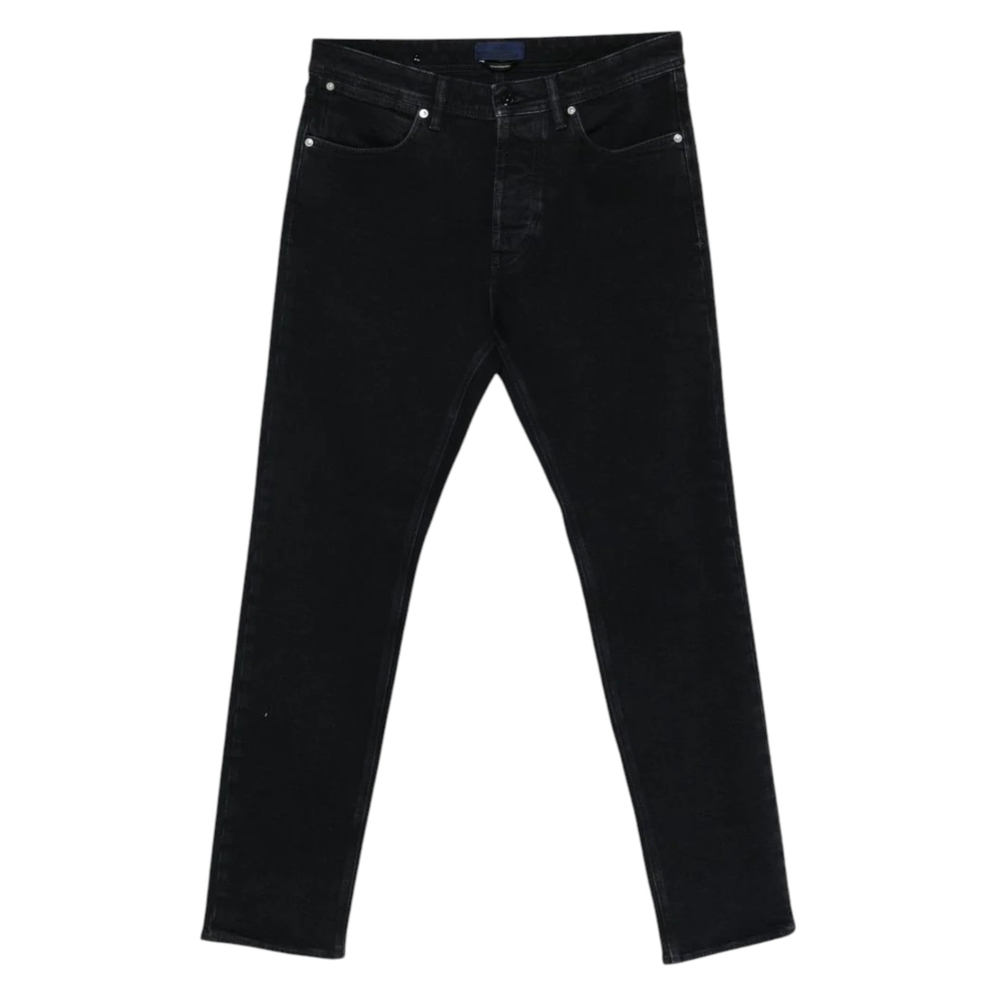 Stone Island Stretch Black Denim Rinsed Slim Jeans