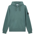 Stone Island Organic Cotton Ocean Green Hoodie