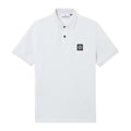 Stone Island Organic Cotton Elastane Pique Sky Blue Polo Shirt