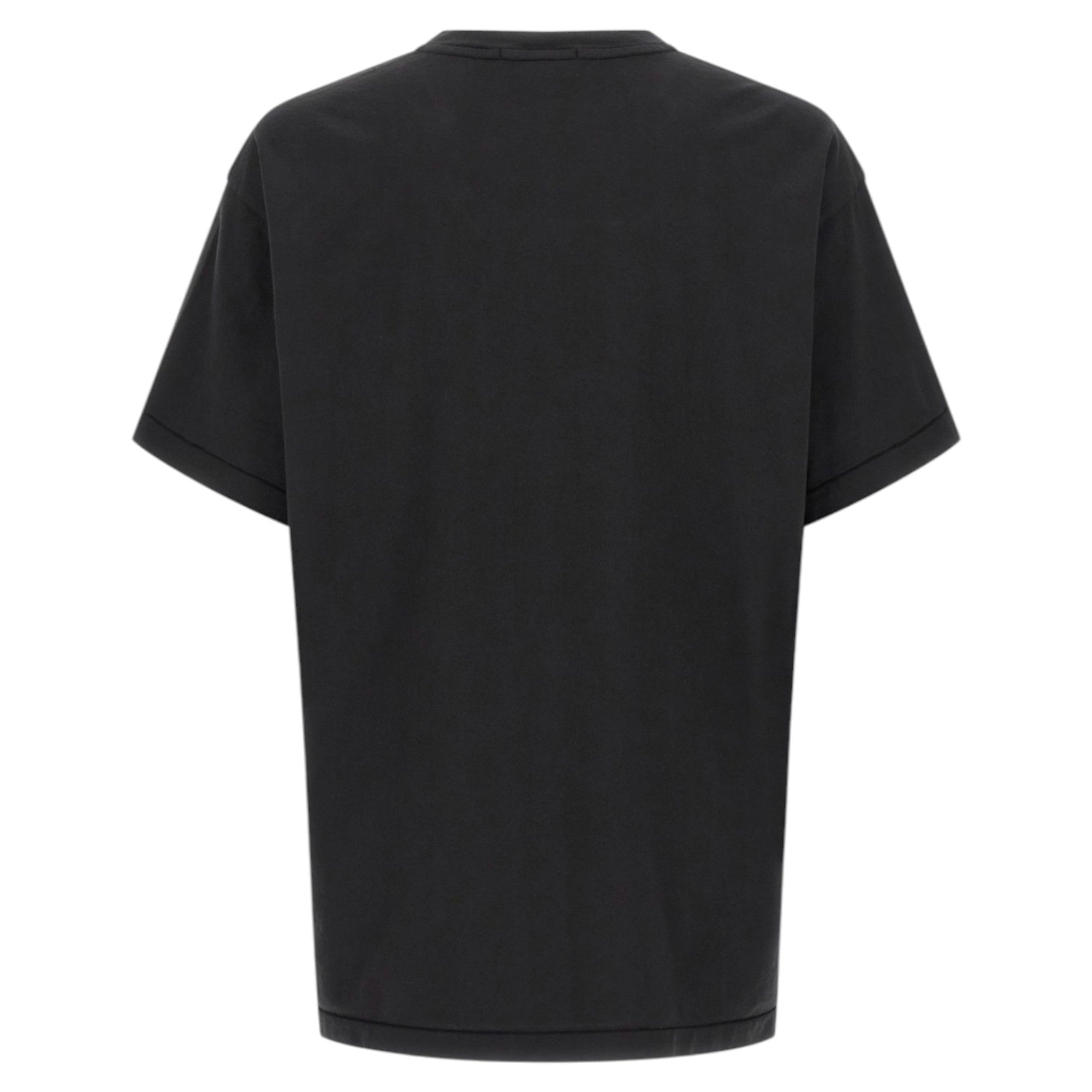 Stone Island Logo Patch Black T-Shirt