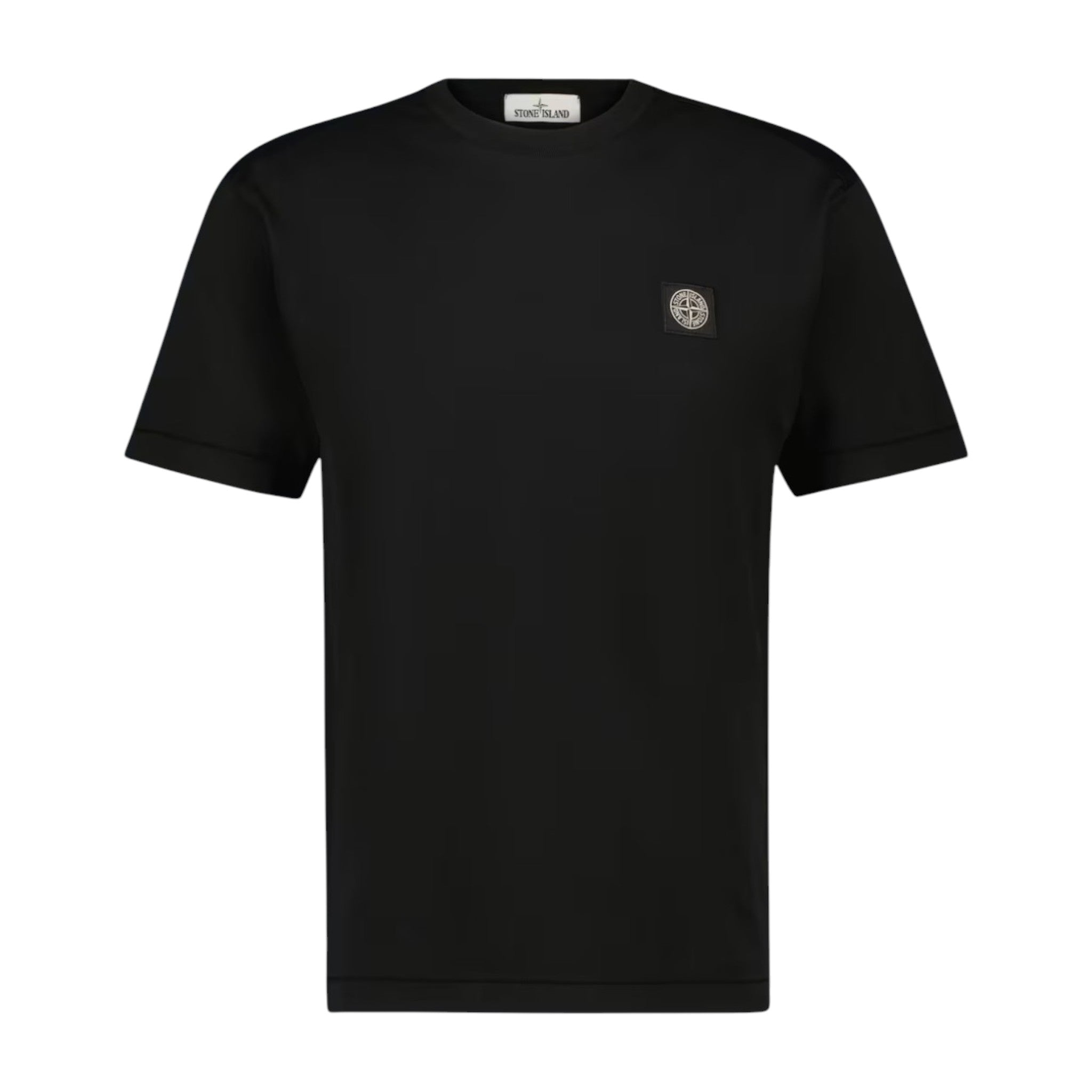 Stone Island Logo Patch Black T-Shirt