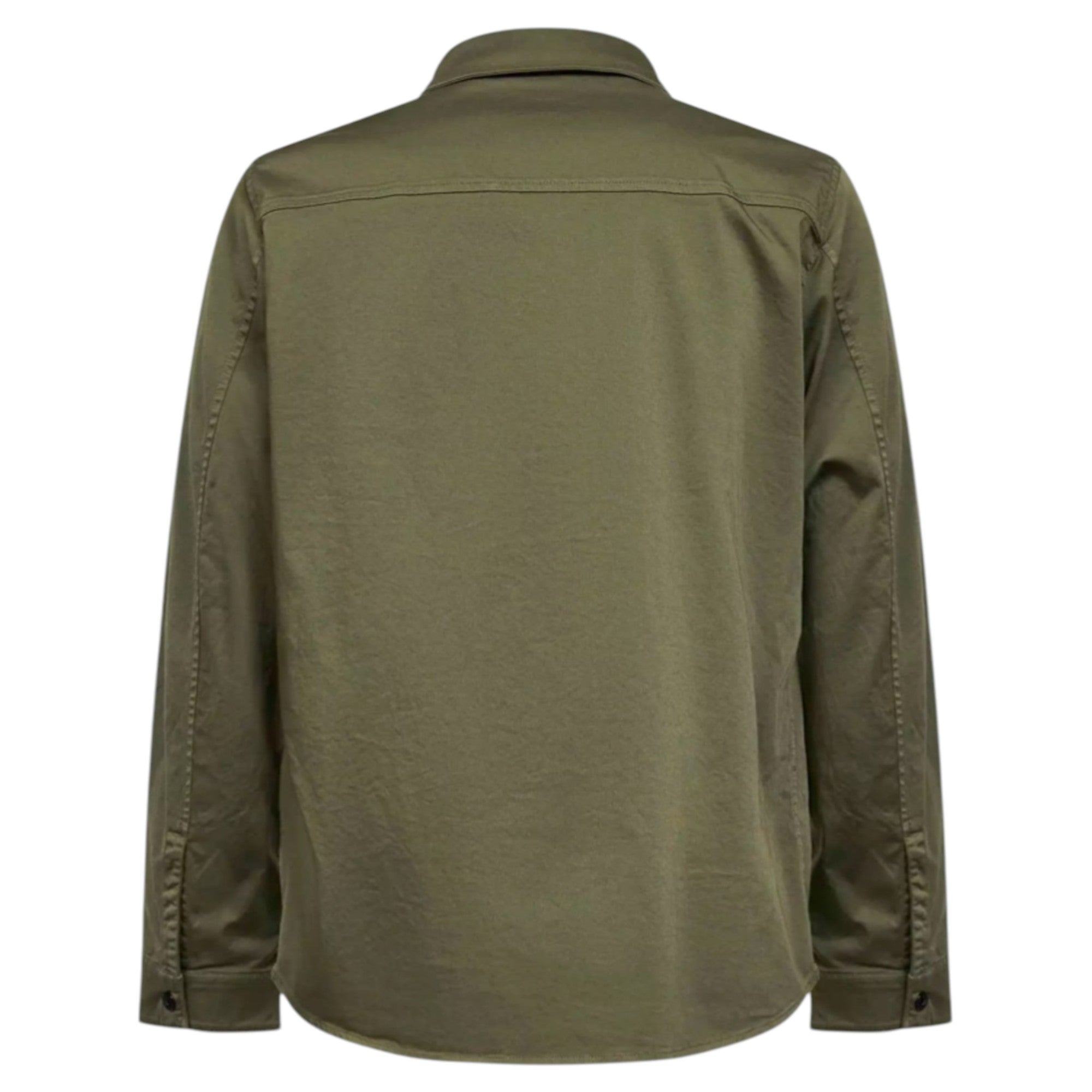 Stone Island Zip-Up Green Overshirt