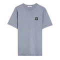 Stone Island Compass Patch Logo Neutral Light Dark Blue T-shirt