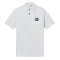 Stone Island Organic Cotton Elastane Pique Sky Blue Polo Shirt