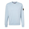 Stone Island Organic Cotton Baby Blue Sweatshirt