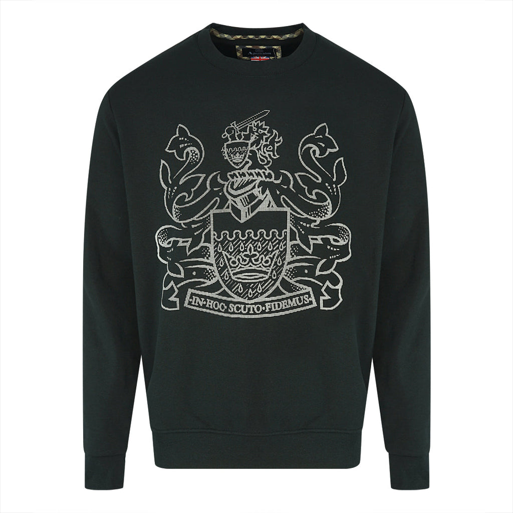 Aquascutum Pixel Aldisogo Blackweatshirt