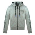 Off-White Diag Indus Dripogo Grey Zip Up Hoodie