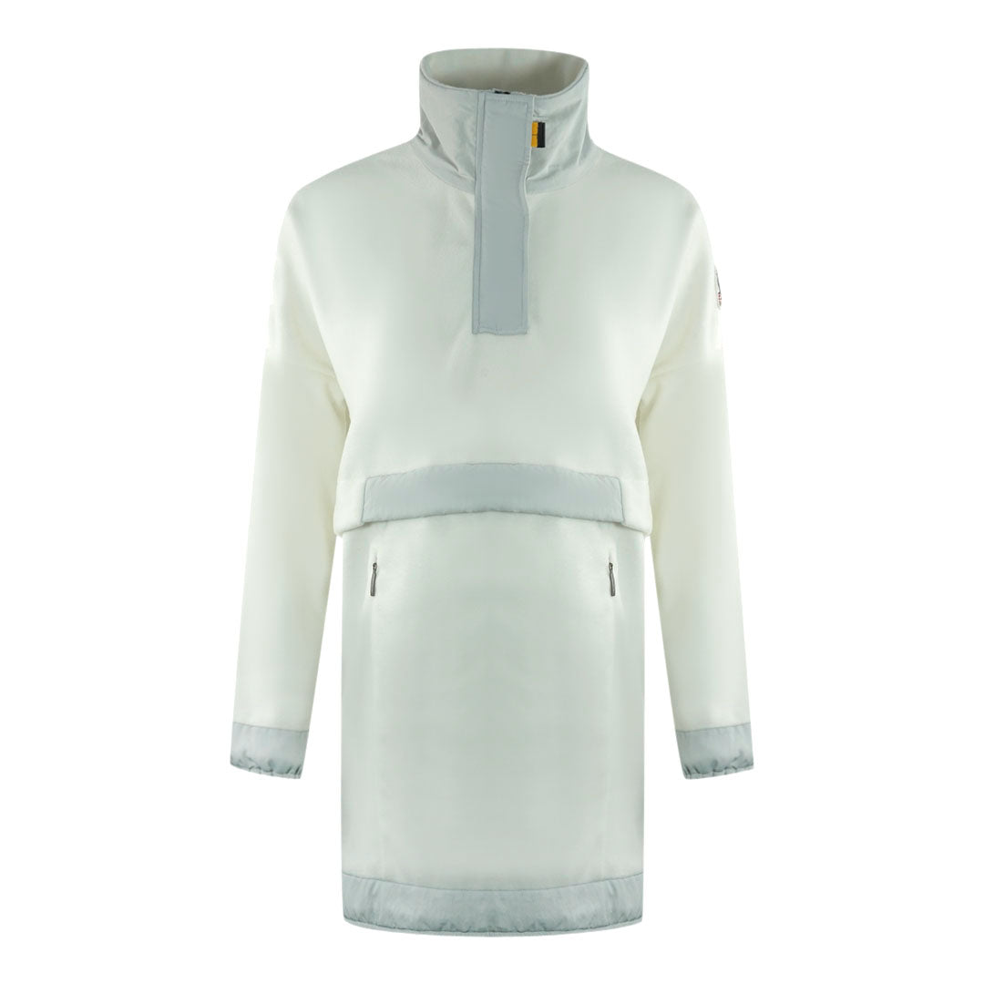 Parajumpers Oum White Long Pull Over Jacket