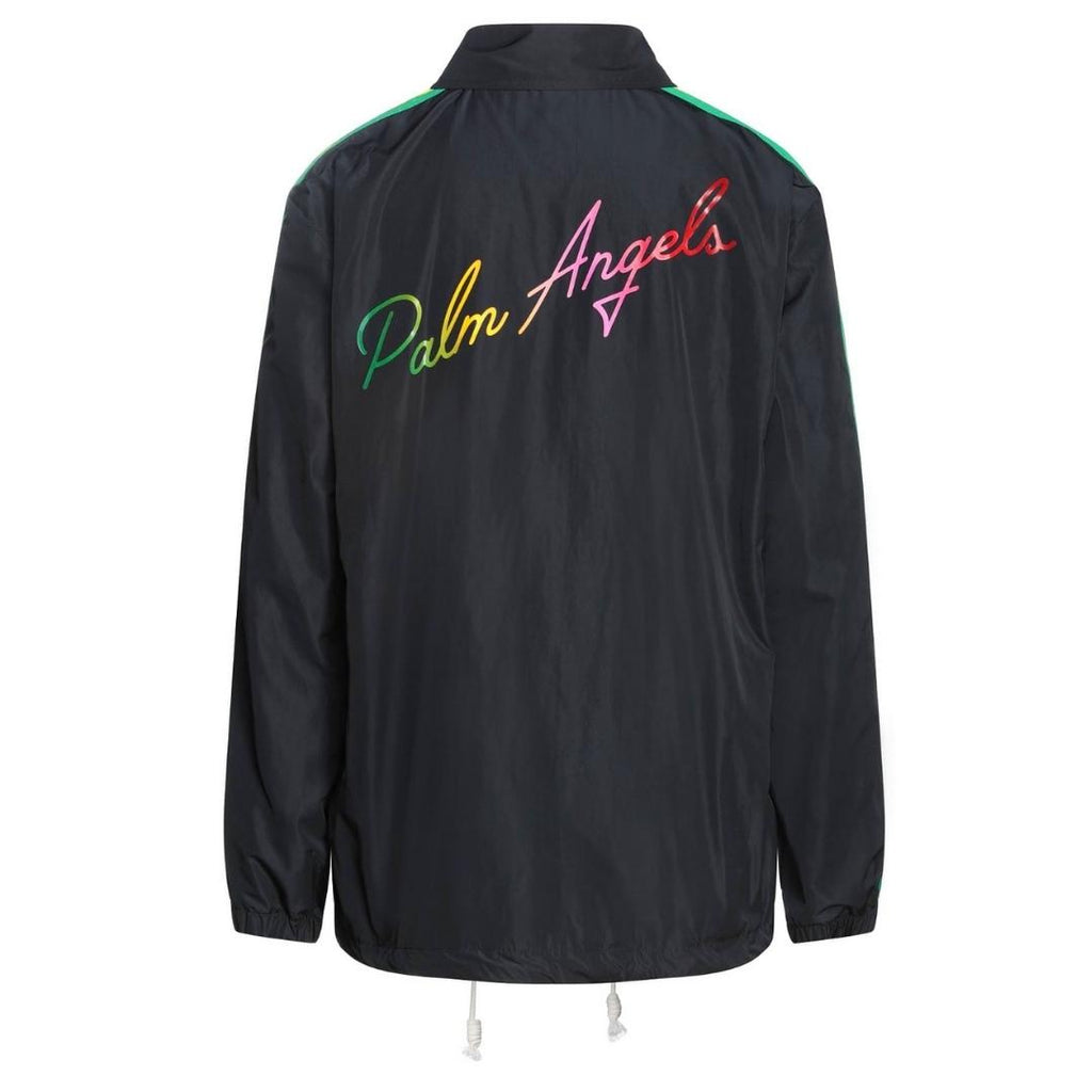 Palm Angels Miami Logo Black Black Jacket