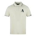 Aquascutum Logo Biege Polo Shirt