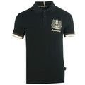Aquascutum Aldis Crestogo Black Polohirt