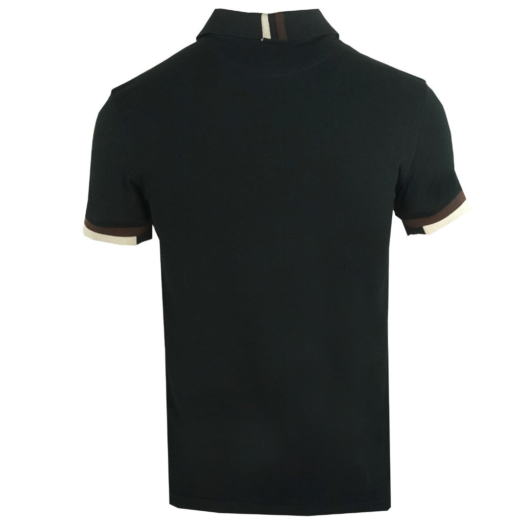 Aquascutum Aldis Crestogo Black Polohirt